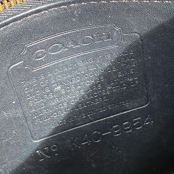 Vintage COACH Prairie Bag in Black Leather Messenger Flap Turnlock Satchel 9954 - Picture 16 of 16